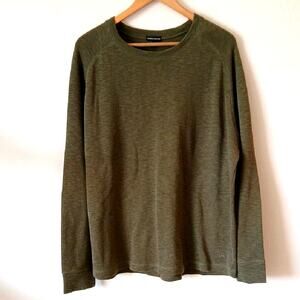 Banana Republic Men's Softest Double Knit Green Sweater